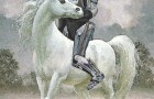 Robocop on a unicorn